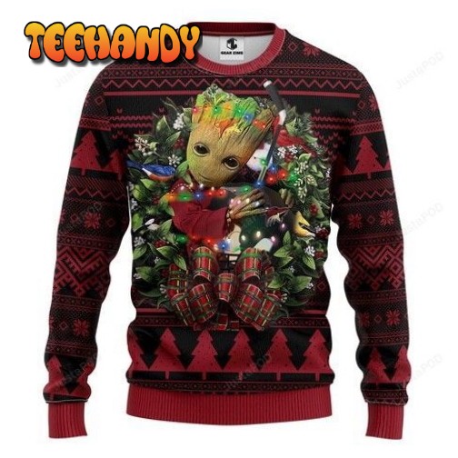 Nhl Phoenix Coyotes Groot Hug Ugly Christmas Sweater, Ugly Sweater