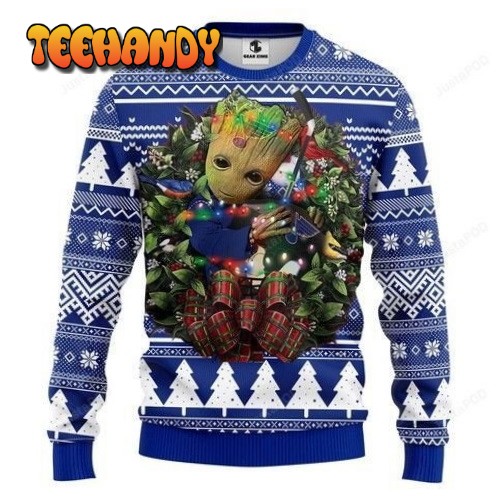 Nhl St. Louis Blues Groot Hug Ugly Christmas Sweater