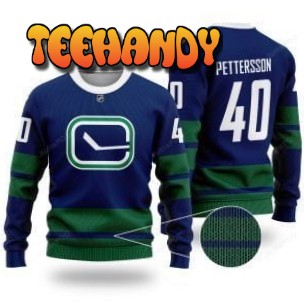 NHL Vancouver Canucks Pettersson 40 Ugly Sweater, Ugly Sweater