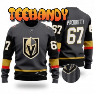 NHL Vegas Golden Knights Max Pacioretty Grey Ugly Sweater, Ugly Sweater