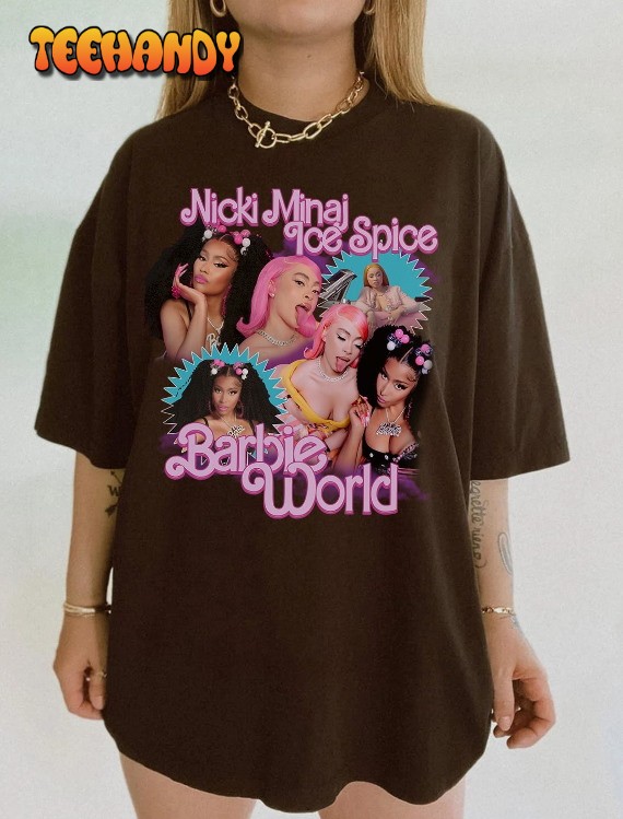 Nicki Minaj x Ice Spice Barbie World Vintage T-Shirt, Nicki Minaj Shirt