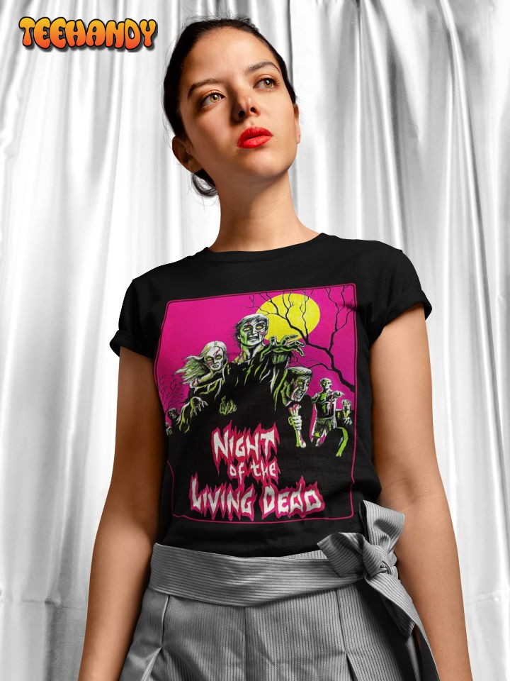 Night of the Living Dead Graphic 70’s Horror Movie Shirt