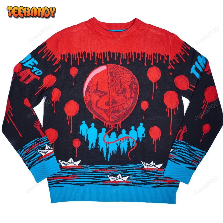 Official Pennywise Jumper Ugly Sweater, Ugly Sweater, Christmas Sweaters