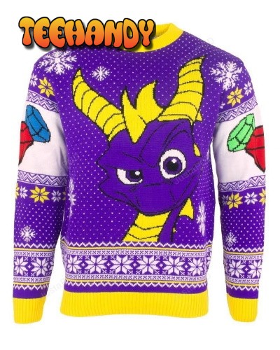 Official Spyro the Dragon Ugly Sweater, Ugly Sweater, Christmas Sweaters