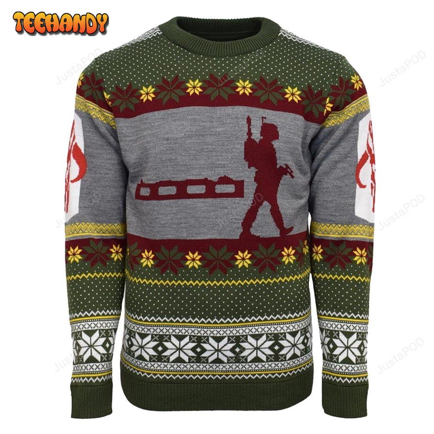 Official Star Wars Boba Fett Nordi Ugly Sweater, Ugly Sweater, Christmas Sweaters