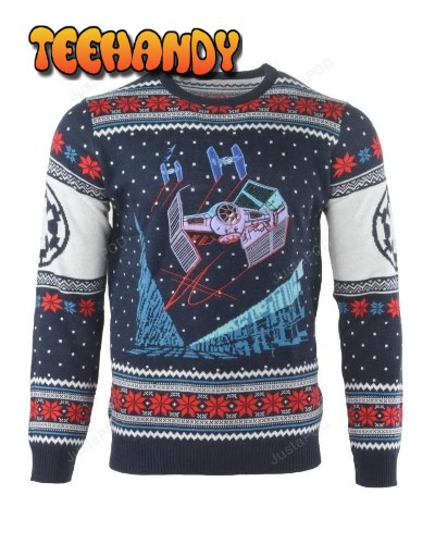 Official Star Wars Tie Fighter Battle of Yavin Christmas Ugly Sweater