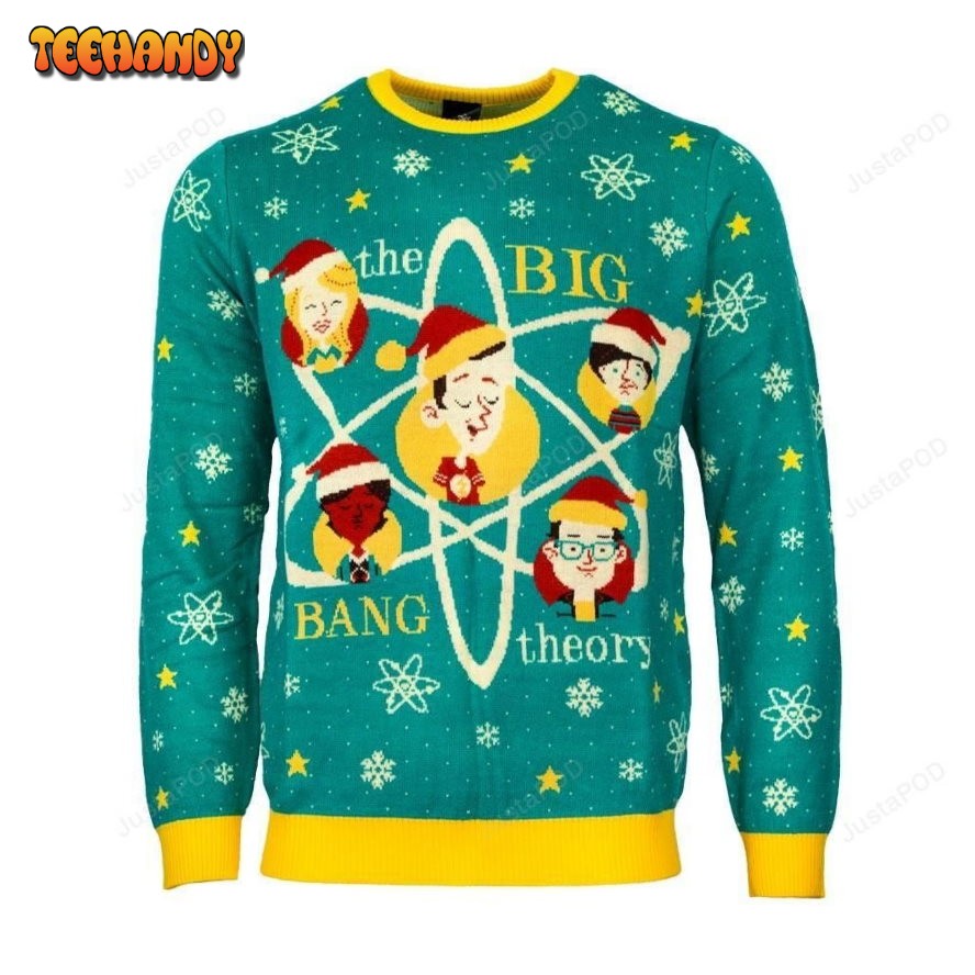 Official The Big Bang Theory Christmas Ugly Sweater, Ugly Sweater