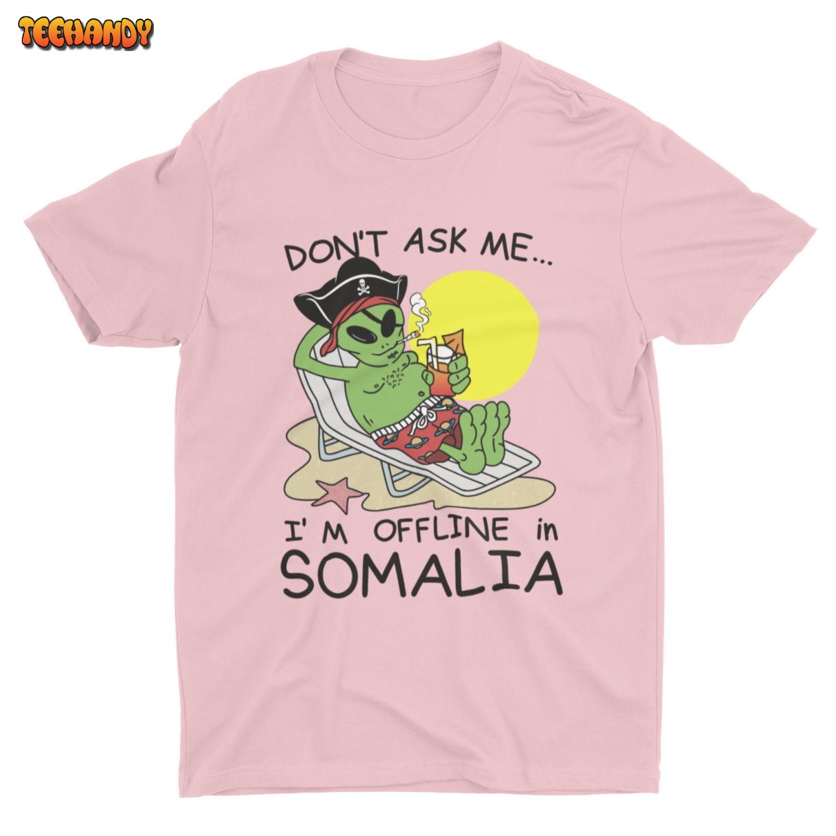 Offline In Somalia, Funny Shirt, Weird Shirt, Retro Meme Shirt