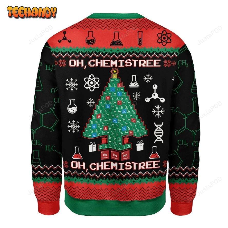 Oh Chemistree Ugly Christmas Sweater, All Over Print Sweatshirt