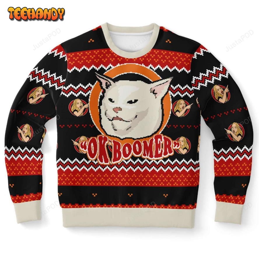 Ok Boomer Funny Ugly Sweater, Ugly Sweater, Christmas Sweaters