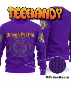 Omega Psi Phi Limited Ugly Christmas Sweater, All Over Print Sweatshirt