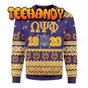 Omega Psi Phi Ugly Christmas Sweater, All Over Print Sweatshirt, Ugly Sweater