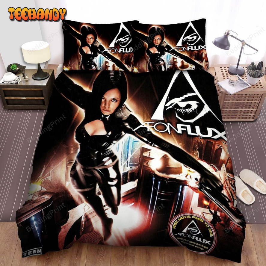 Æon Flux Movie Poster 2 Bed Sheets Duvet Cover Bedding Sets