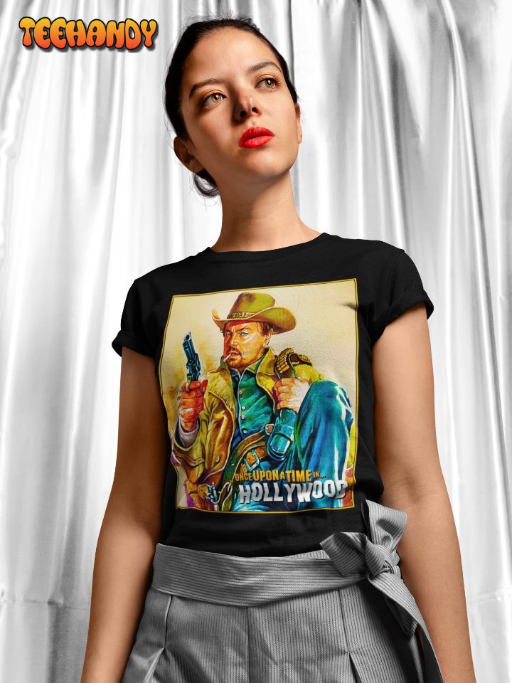 Once Upon a Time in Hollywood! Soft T Shirt, Stylized Movie Poster T-Shirt