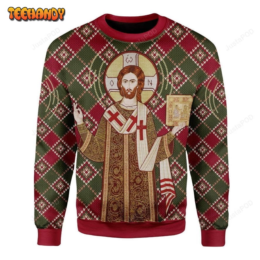 Orthodox Christianity Ugly Christmas Sweater, All Over Print Sweatshirt