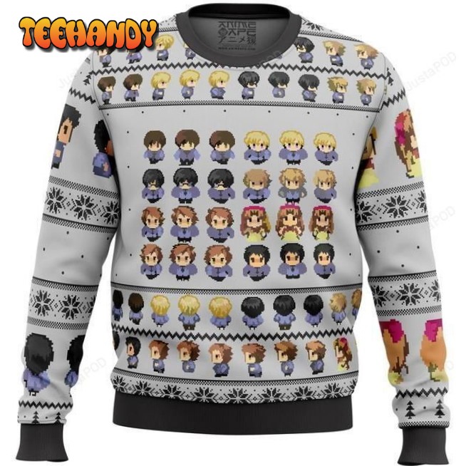 Ouran High School Host Club Sprites Ugly Christmas Sweater, Ugly Sweater