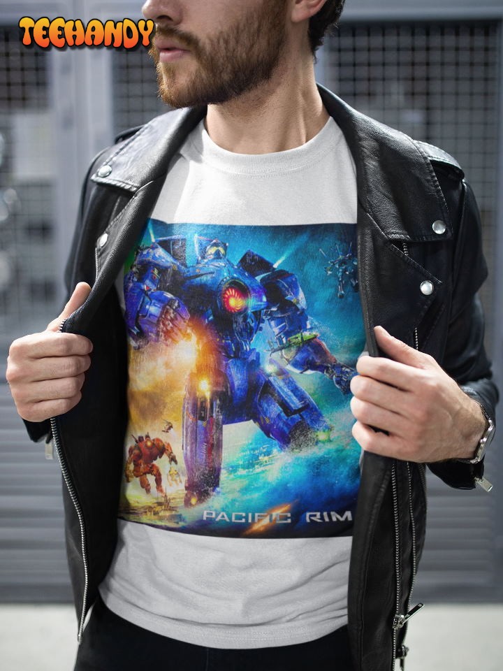 Pacific Rim Soft T Shirt, Pacific Rim Movie T-Shirt, Retro Movie Stylized T Shirt