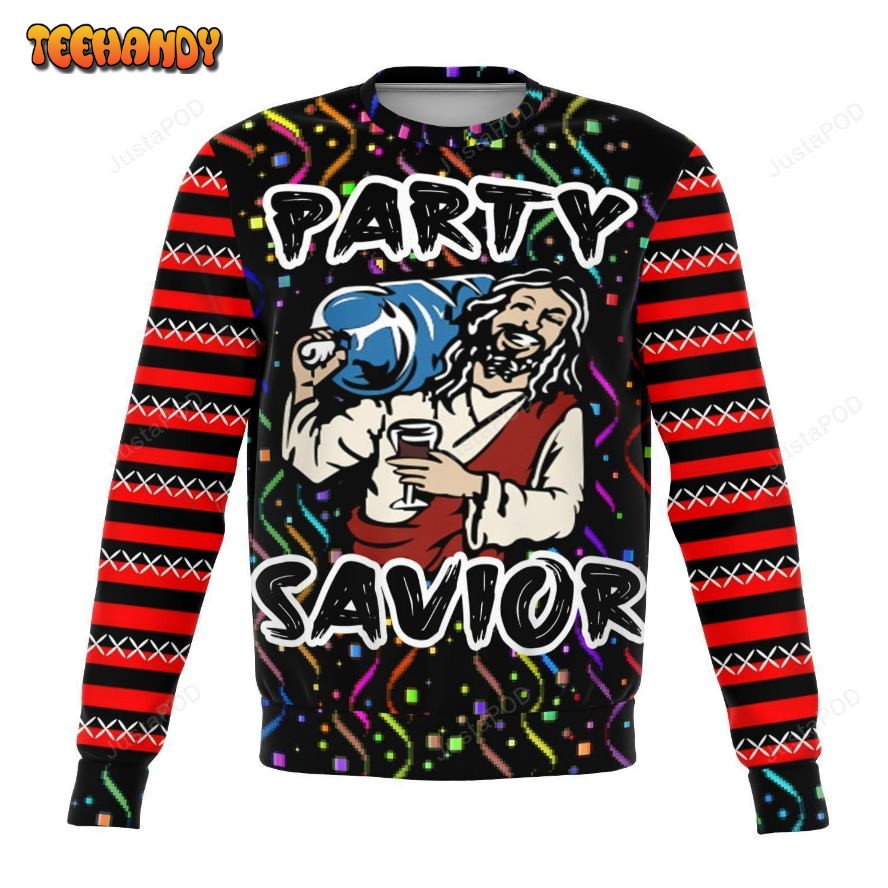 Party Savior Ugly Christmas Sweater, Ugly Sweater, Christmas Sweaters