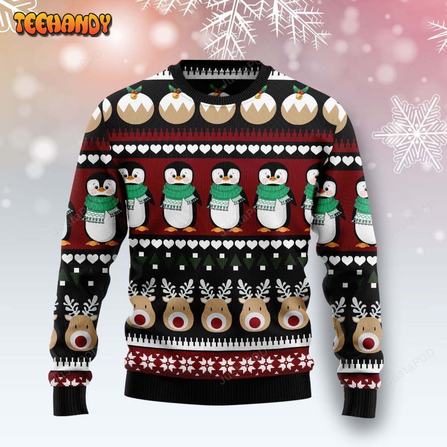 Penguin Group Ugly Christmas Sweater, Ugly Sweater, Christmas Sweaters