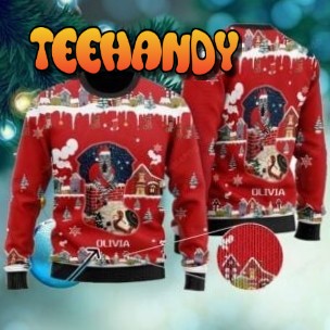 Personalized Funny Zebra Santa Claus Custom For Corgi Lovers Sweater