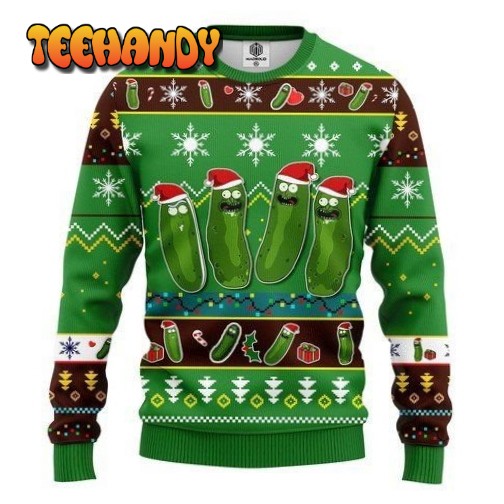 Pickle Rick  Rick And Morty Ugly Christmas Sweater