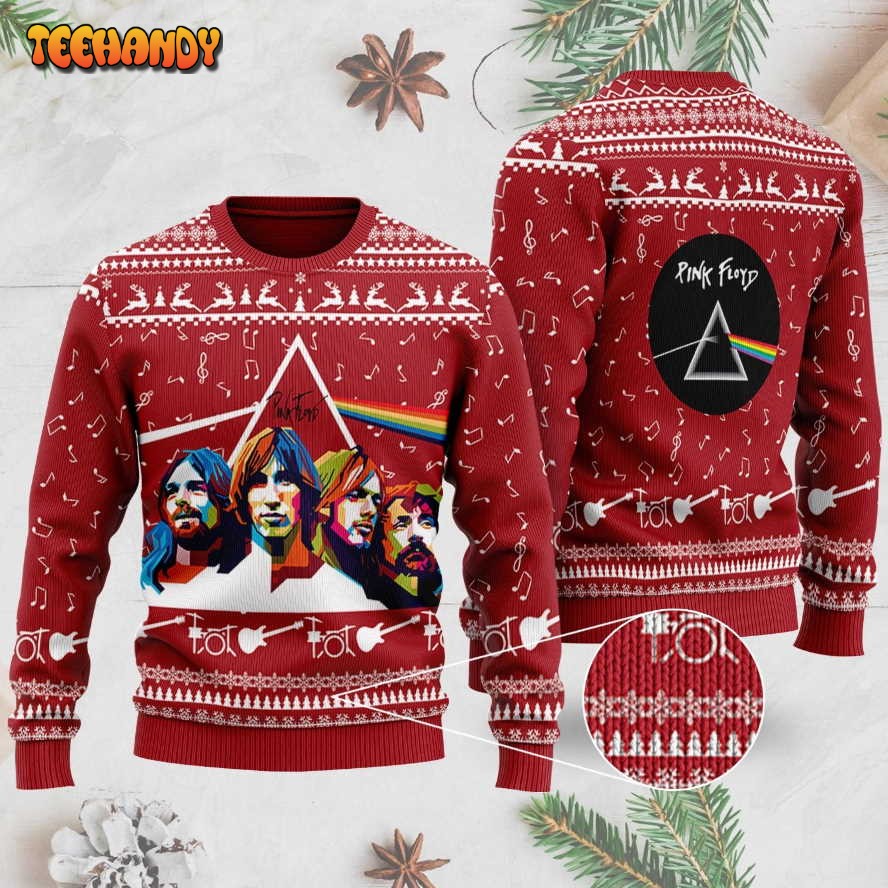 Pink Floyd Band Ugly Christmas Sweater, All Over Print Sweatshirt