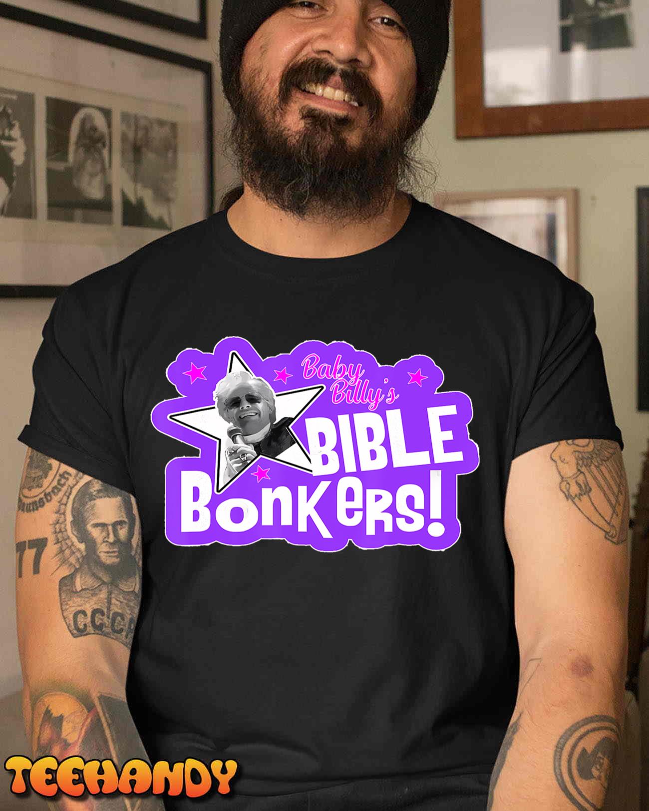 Pink Meme Funny Baby Billy’s Bible Bonker T-Shirt