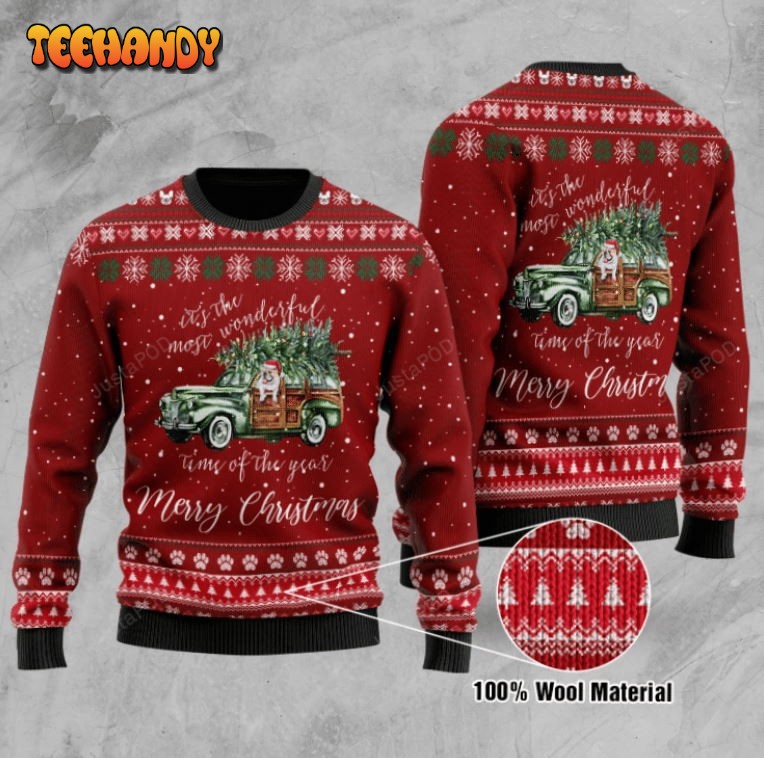 Pitbull – It’s The Most Wonderful Time Ugly Christmas Sweater