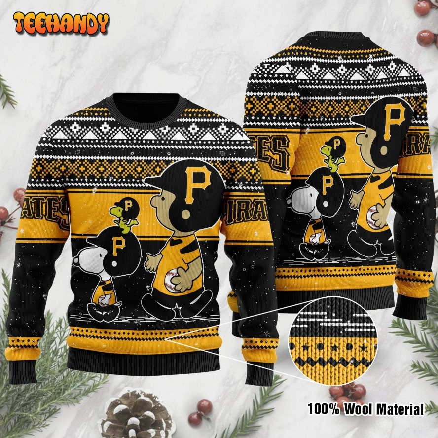 Pittsburgh Pirates Charlie Brown Snoopy Wear Football Jersey Ugly Sweater