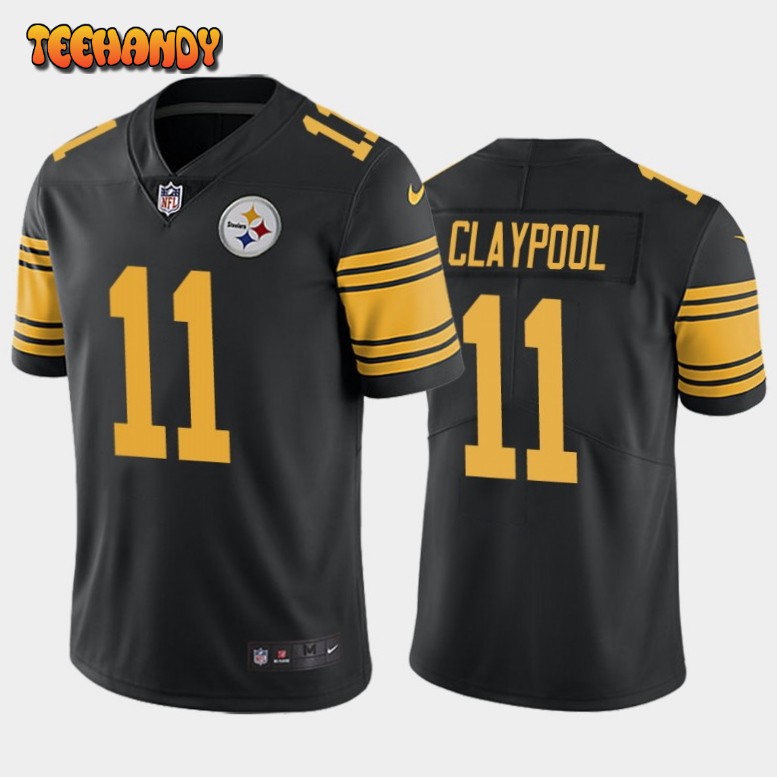 Pittsburgh Steelers Chase Claypool Black Color Rush Limited Jersey