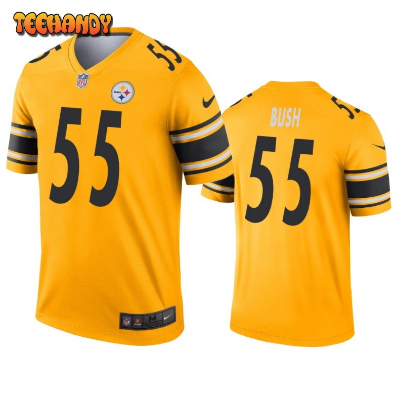 Pittsburgh Steelers Devin Bush Gold Inverted Limited Jersey