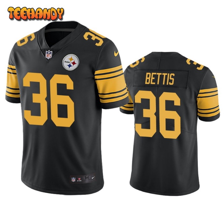 Pittsburgh Steelers Jerome Bettis Black Color Rush Limited Jersey