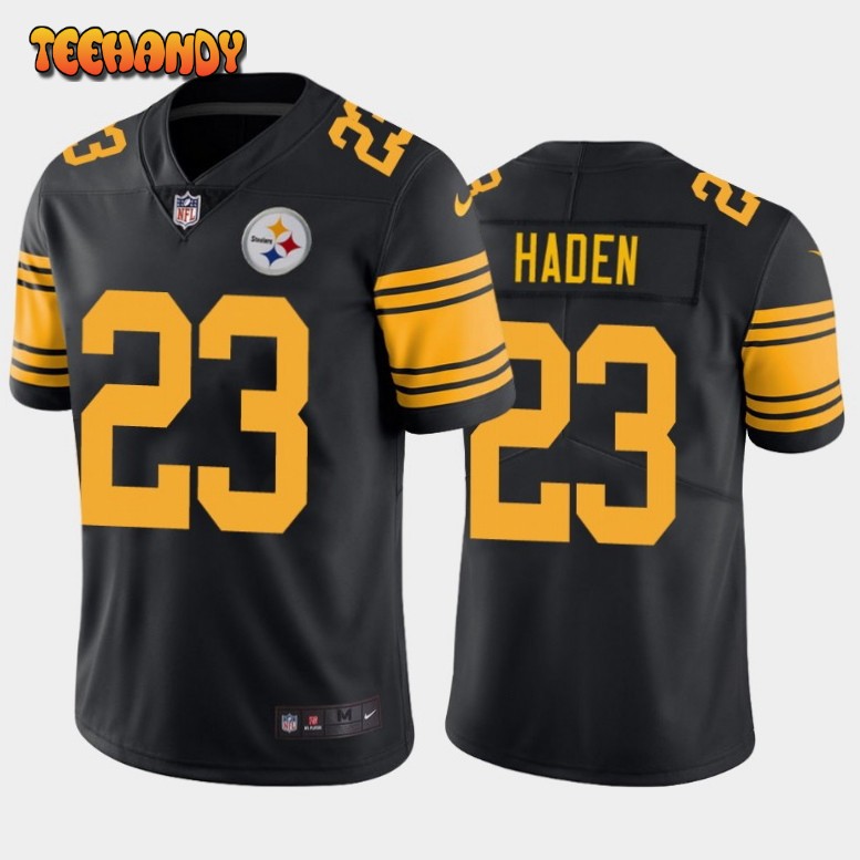 Pittsburgh Steelers Joe Haden Black Color Rush Limited Jersey