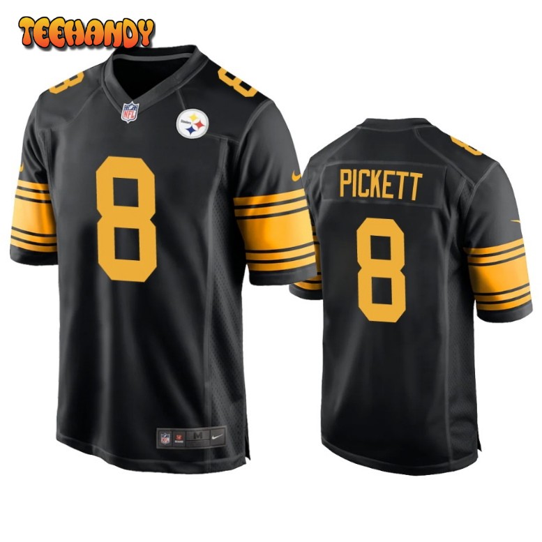 Pittsburgh Steelers Kenny Pickett Black Color Rush Limited Jersey