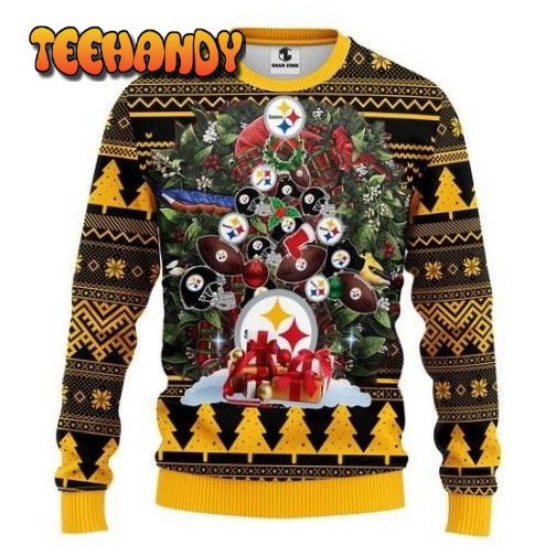 Pittsburgh Steelers Tree Christmas For Fans Ugly Christmas Sweater