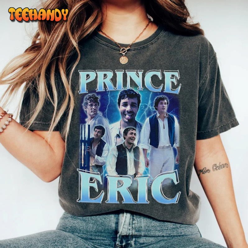 Prince Eric 90s Inspired Vintage T-Shirt, Prince Eric Little Mermaid Shirt