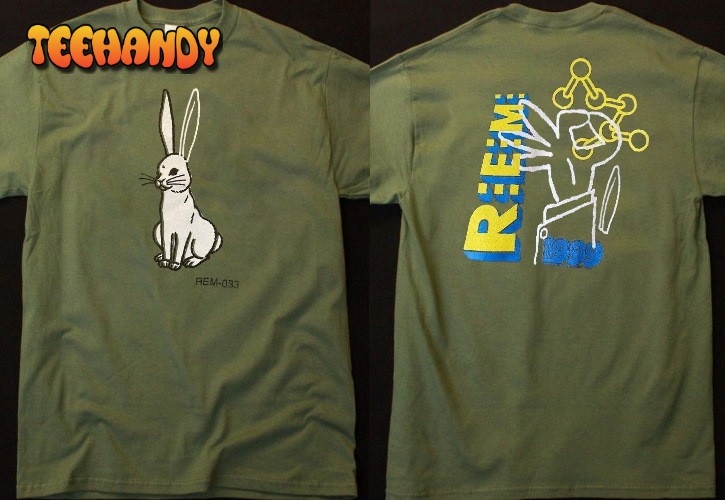 Rem 003 T-Shirt, REM Rabbit Concert Tour 1999 T-Shirt