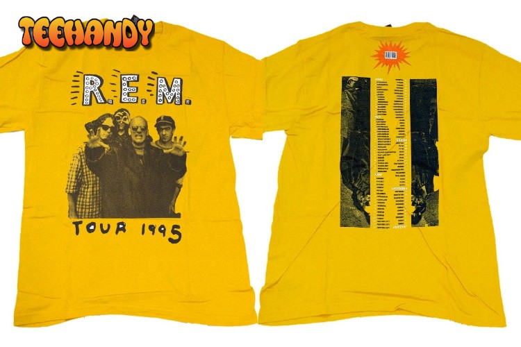 REM Band Tour 1995 T-Shirt, Monster Tour Aneurysm ’95 Tour Shirt