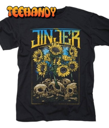 Retro Jinjer Band Skull Album T-shirt, Jinjer North America 2023 Tour Shirt