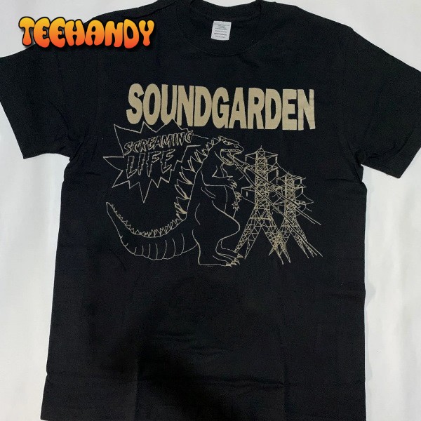 Retro Soundgarden Godzilla Graphic T-Shirt, Soundgarden Godzilla T-Shirt