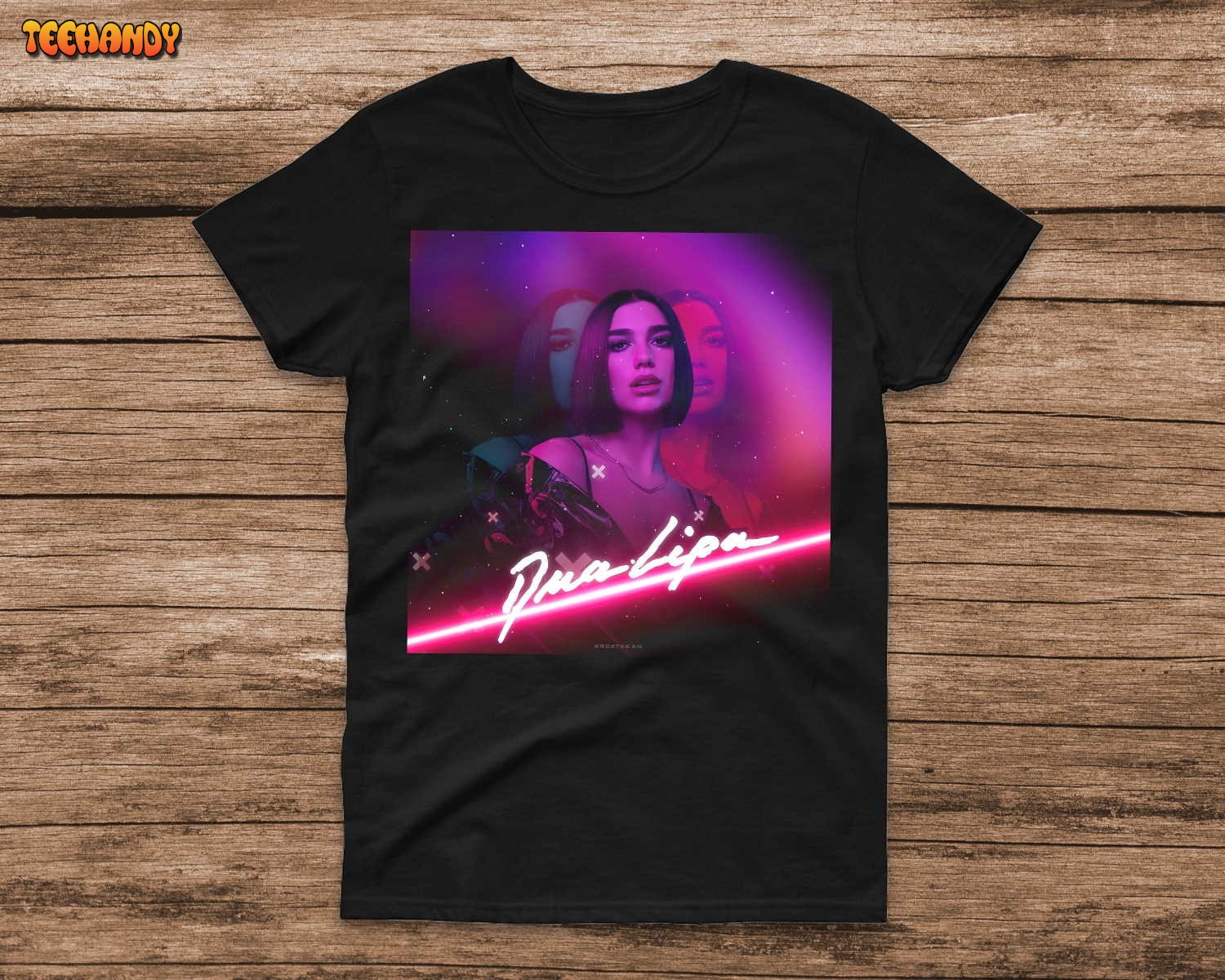 Retro Style Dua Lipa 90s Raptees T Shirt