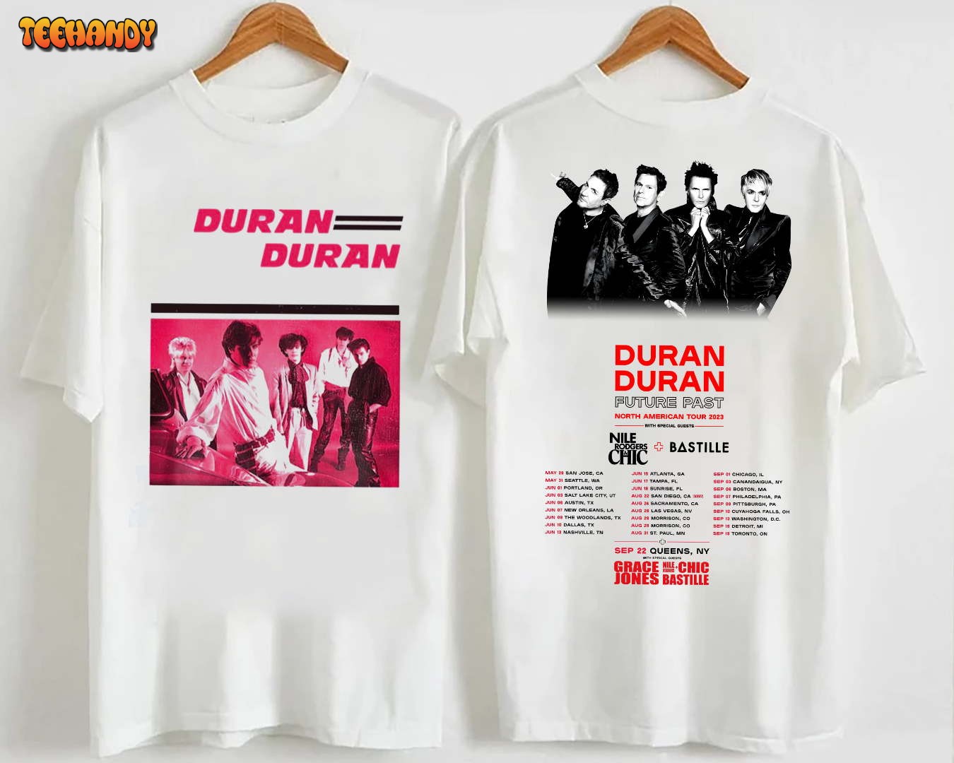 Rock Band Duran Duran Tour Shirt, Future Past Tour 2023 Duran Duran Shirt