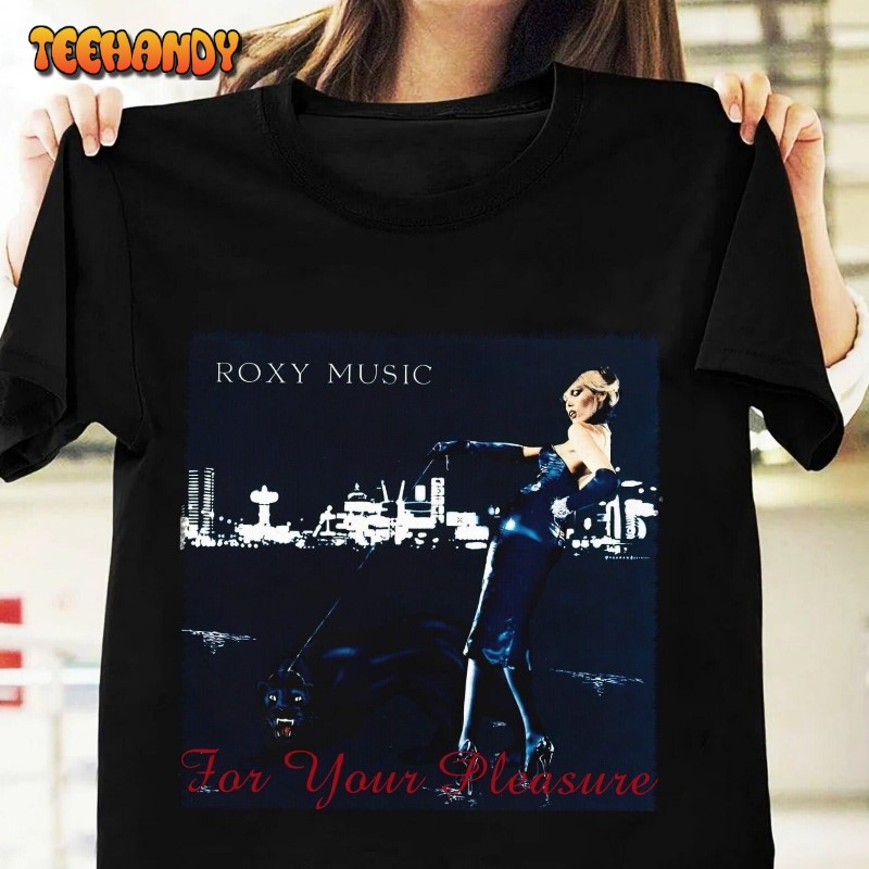 Roxy Music Shirt, Roxy Music Tour T Shirt, Roxy Music Rock Band Tour Shirt