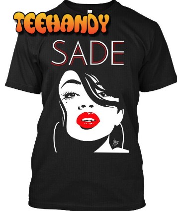 SADE Shirt, Sade Adu Singer Face Art Logo Shirt, Vintage SADE Tour Shirt