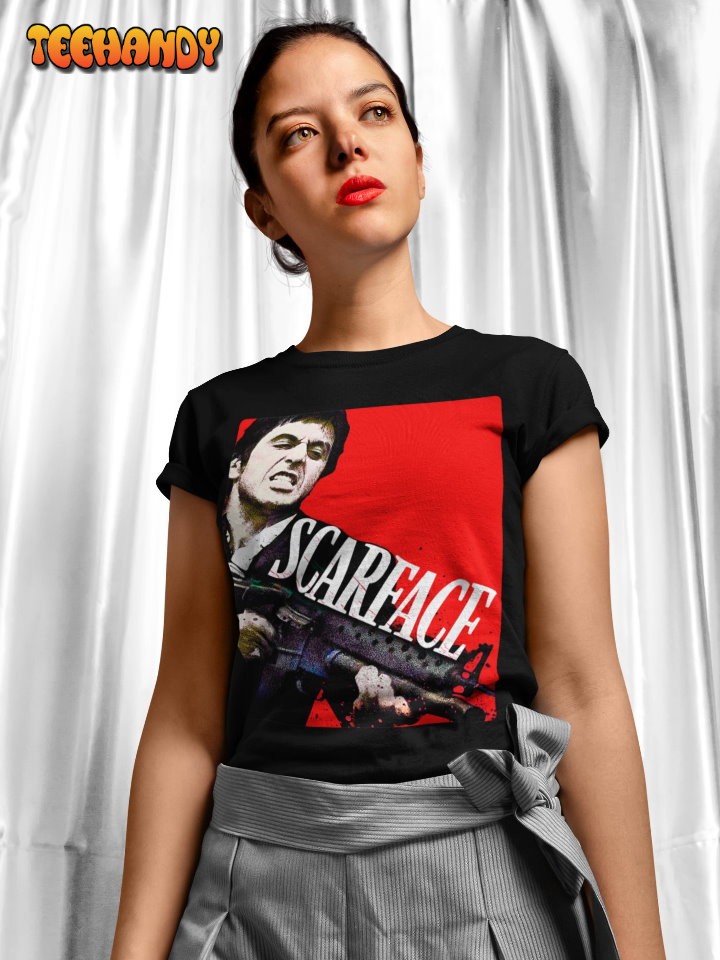 Scarface Soft T-Shirt, Scarface Movie Poster T Shirt, 80’s Movie Nostalgia Shirt