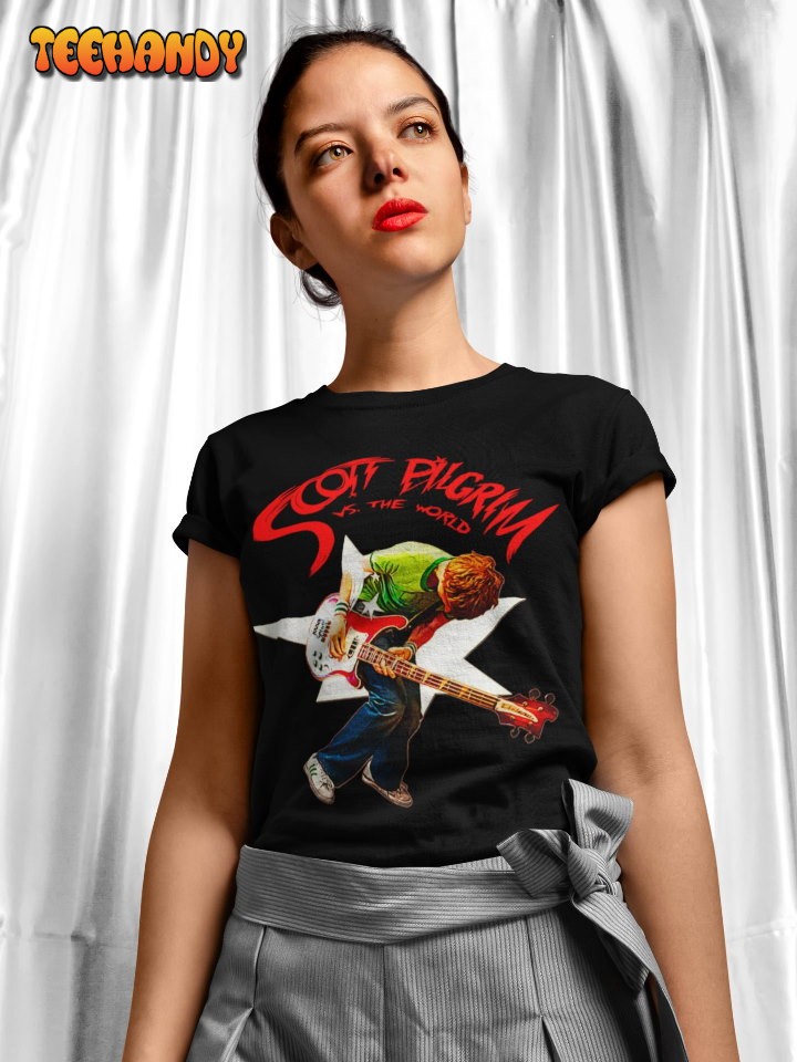 Scott Pilgrim vs the World Soft T Shirt, Scott Pilgrim vs the World Movie T-Shirt