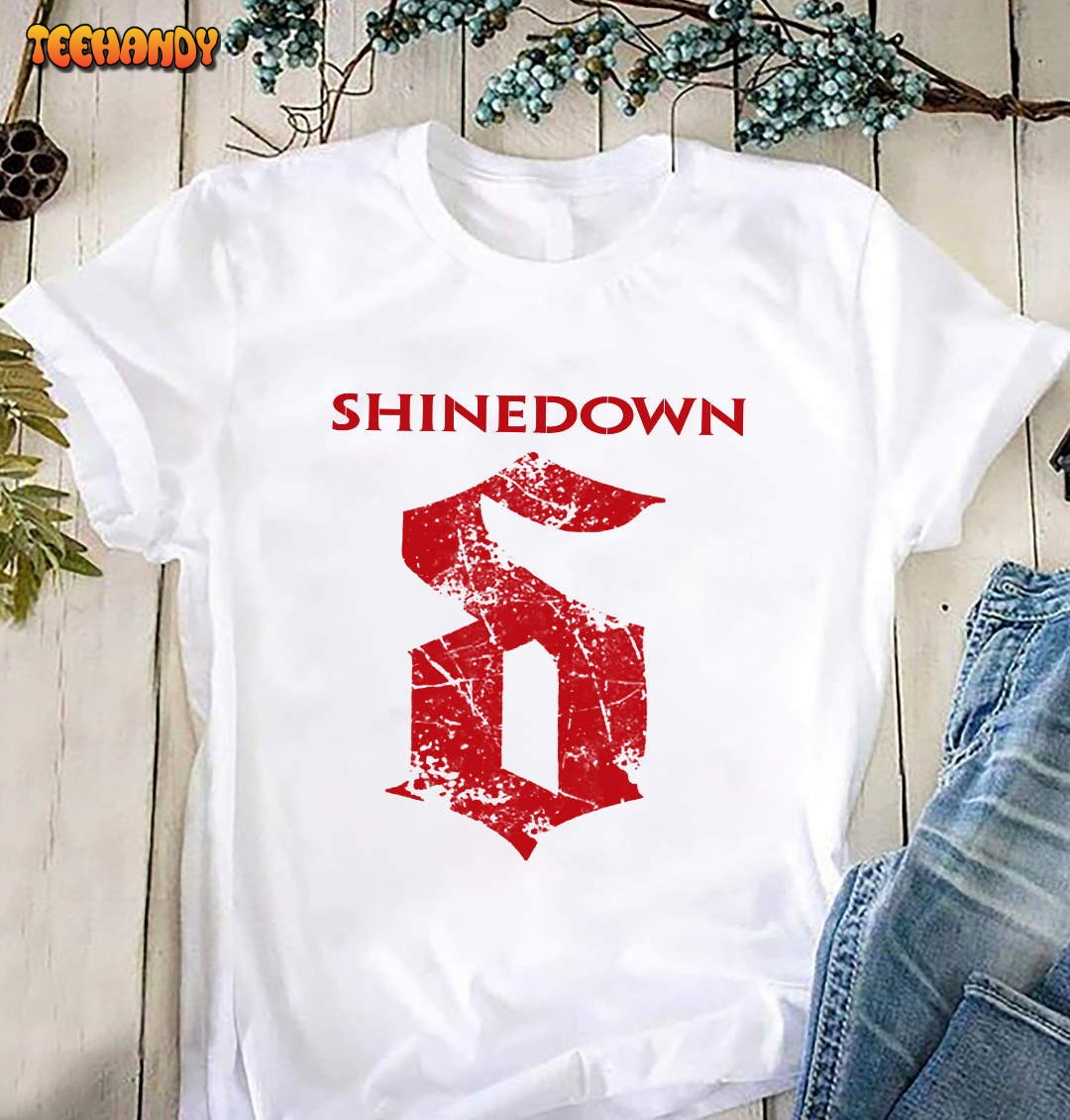 Shinedown Band Logo Unisex T-shirt, Shinedown Rock Band 2023 Tour Shirt