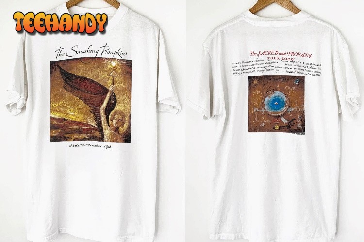 Smashing Pumpkins Machina Sacred And Profane 2000 Canadian Tour T-Shirt