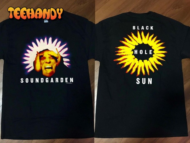 Soundgarden Black Hole Sun Tour 1994 T-Shirt, Soundgarden Tour 1994 T-Shirt