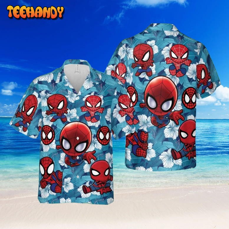 Spiderman Hawaiian Shirt, Disney Aloha Spiderman Birthday Hawaiian Shirt